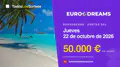 Resultados de EuroDreams del jueves 22 de octubre de 2026: números y Dream