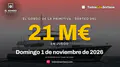 El Gordo de la Primitiva pone en juego 21 millones de euros este domingo