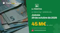 La Primitiva de hoy, jueves 29 de octubre de 2026: bote de 45 M€, sorteo a las 21:40