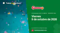 Cuponazo de la ONCE del viernes 9 de octubre de 2026: número premiado y serie